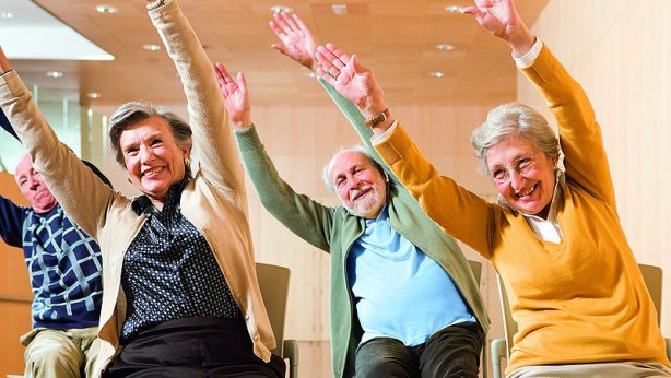 La actividad física aumenta el bienestar de los mayores