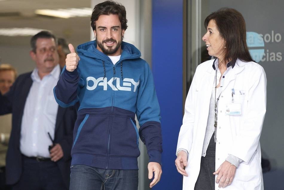 Un fuerte traumatismo como el de Fernando Alonso puede provocar una pequeña amnesia