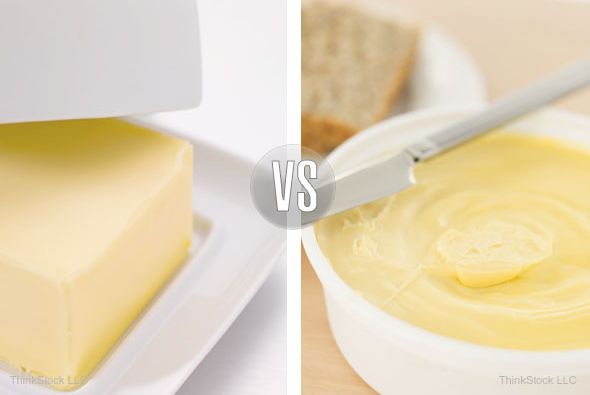 La mantequilla y la margarina, ¿incompatibles?