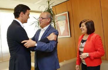 Encuentro del Presidente de la OMC con el Secretario General del PSOE