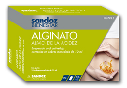 Sandoz lanza Sandoz Bienestar Alginato Alivio de la Acidez