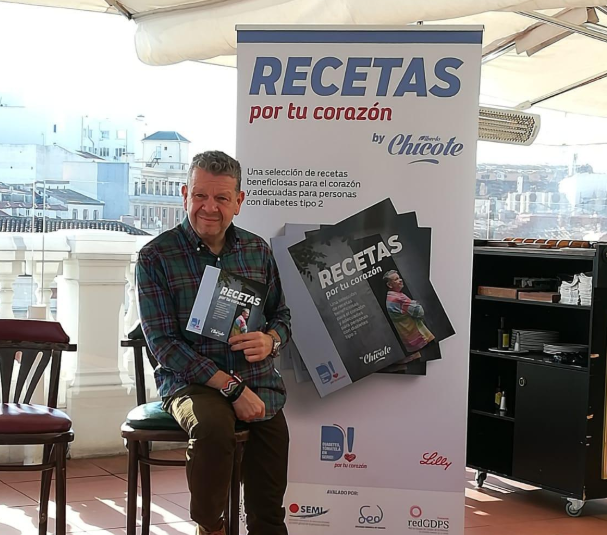 Alberto Chicote presenta 'Recetas por tu corazón', un libro de recetas cardiosaludables para personas con diabetes