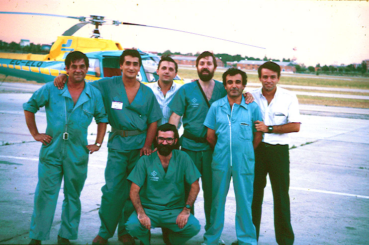 Se cumplieron 30 años del primer helicóptero sanitario en la C. Madrid