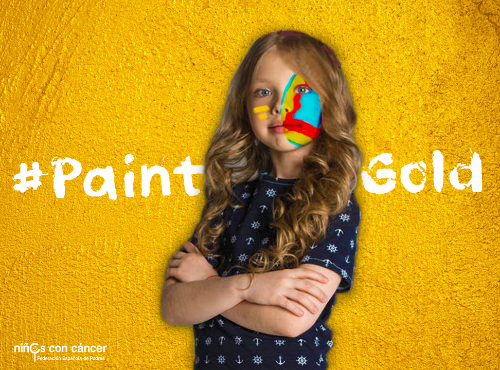 'Paint Gold', iniciativa de NIÑOS CON CÁNCER para concienciar a la sociedad sobre el cáncer infantil