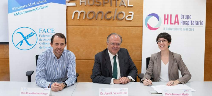 HLA Universitario Moncloa, primer hospital de España que se une al proyecto FACE Restauración Sin Gluten