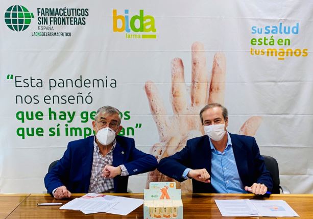 Farmacéuticos Sin Fronteras y Bidafarma recaudan fondos para los afectados del Covid-19