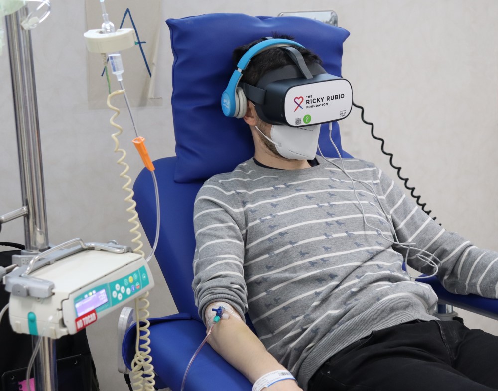 Realidad virtual para hacer más amigable la quimioterapia