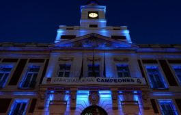 Madrid ilumina de azul la Real Casa de Correos para concienciar sobre la donación de órganos