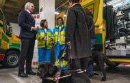 Acompañamiento de perros de asistencia en los traslados de ambulancia del SUMMA 112