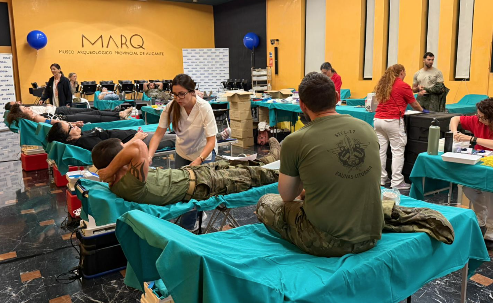 La donación de sangre llena el MARQ con 488 participantes en Alicante