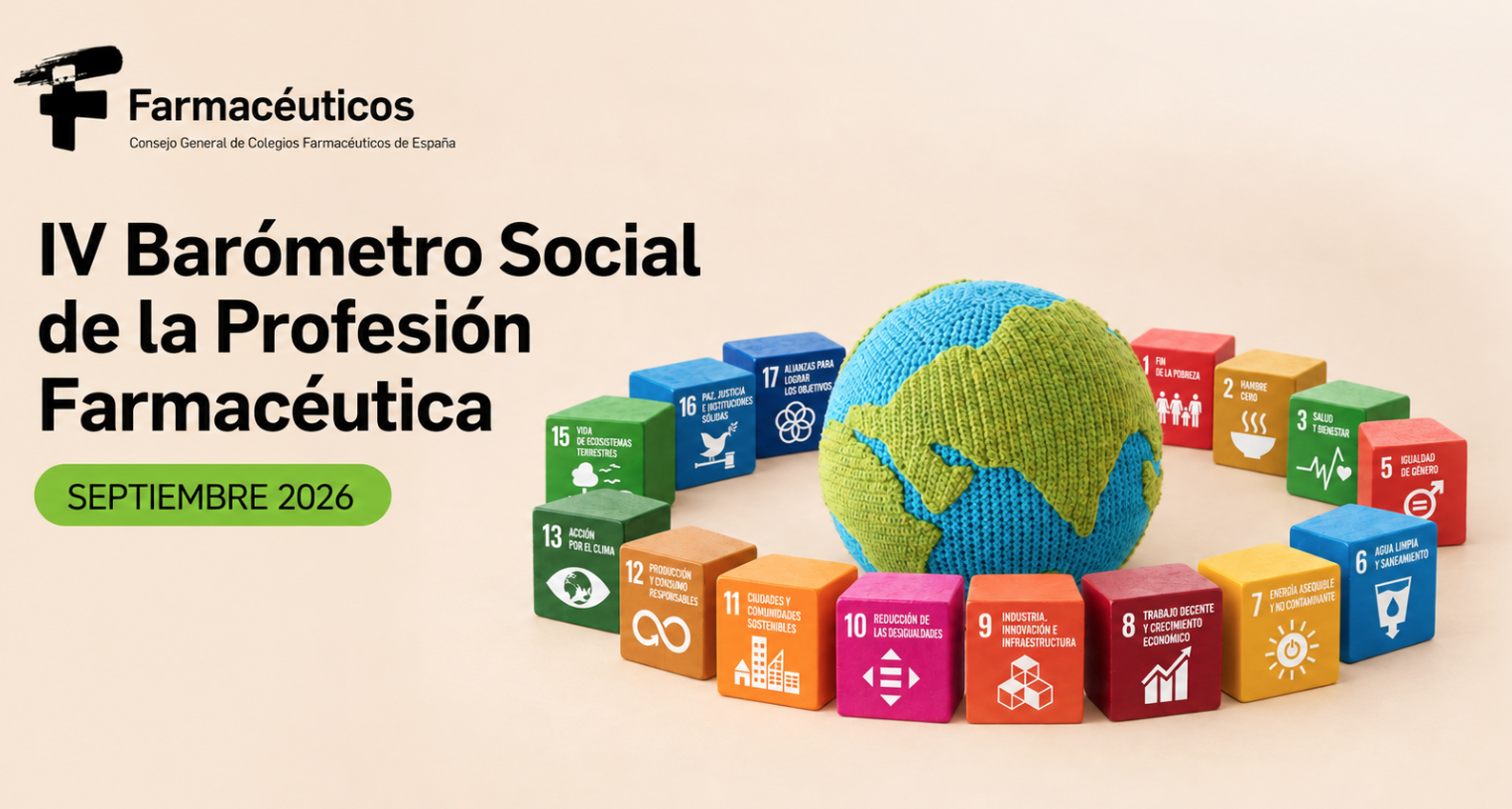 El IV Barómetro Social de la Profesión Farmacéutica recoge 463 iniciativas alineadas con los ODS, un 6,4 % más que las registradas en la edición anterior